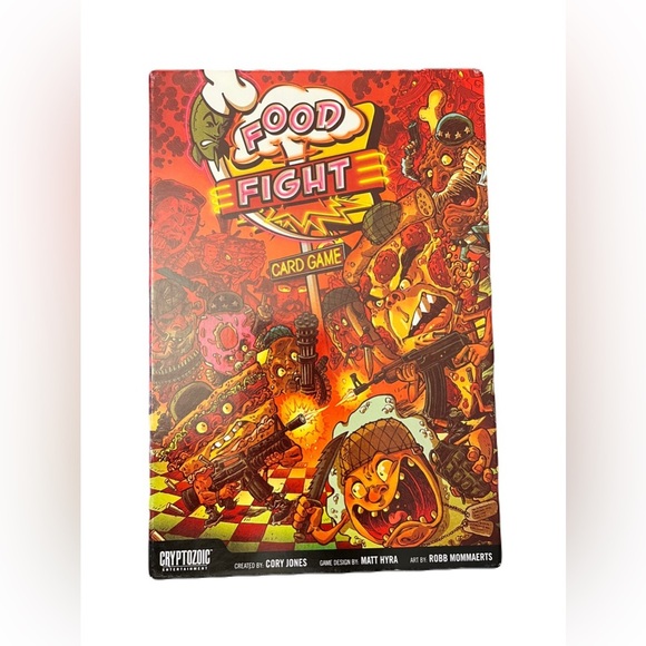 Food Fight card game by Cryptozoic (2011) – complete, like new! - Picture 1 of 9